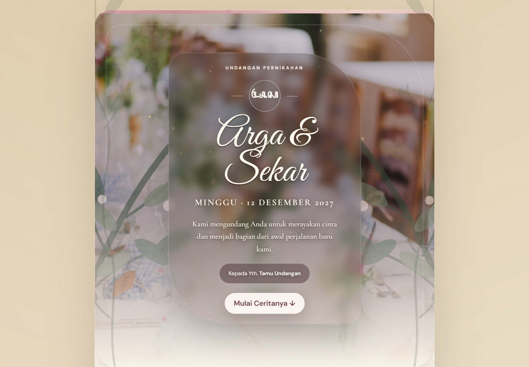 Template Luxury Javanese Garden