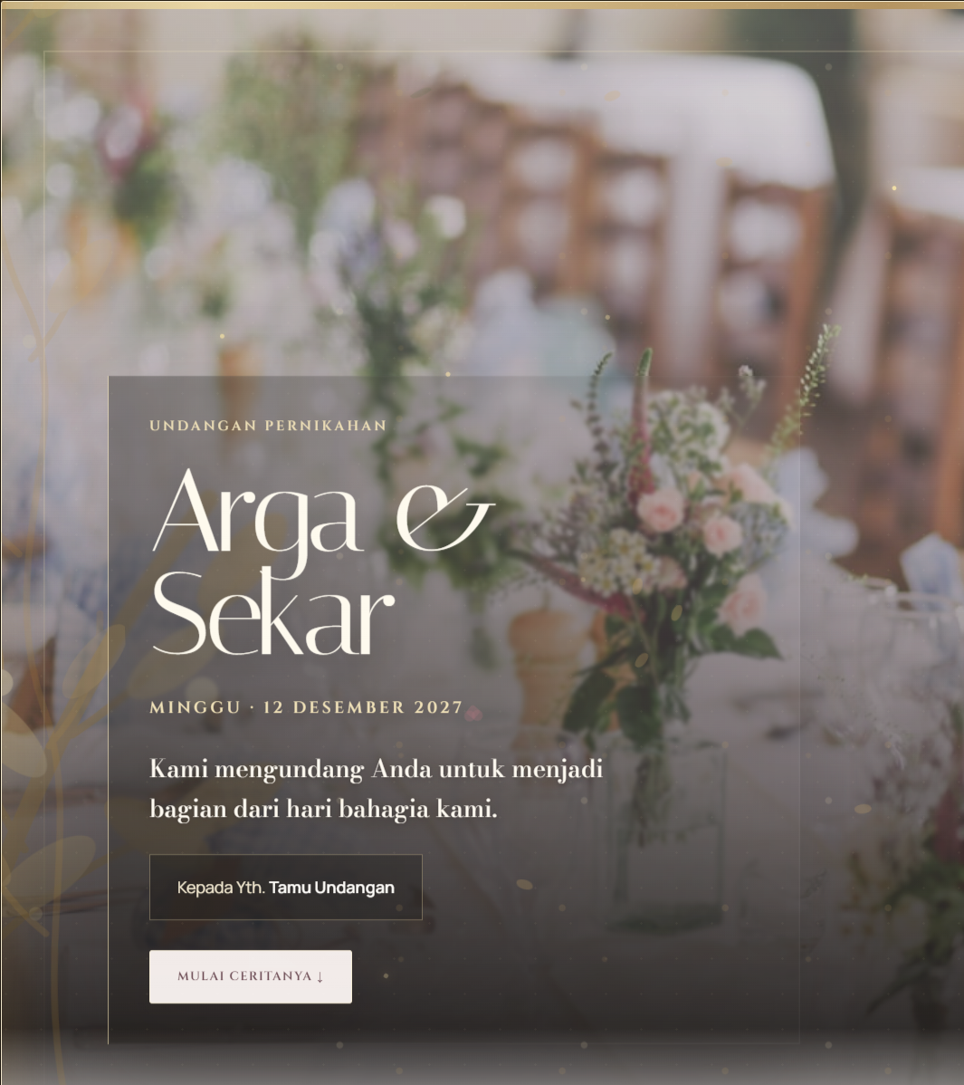 Template Romantic Garden